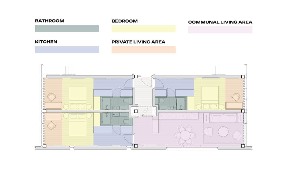 Space 3 bedroom floorplan